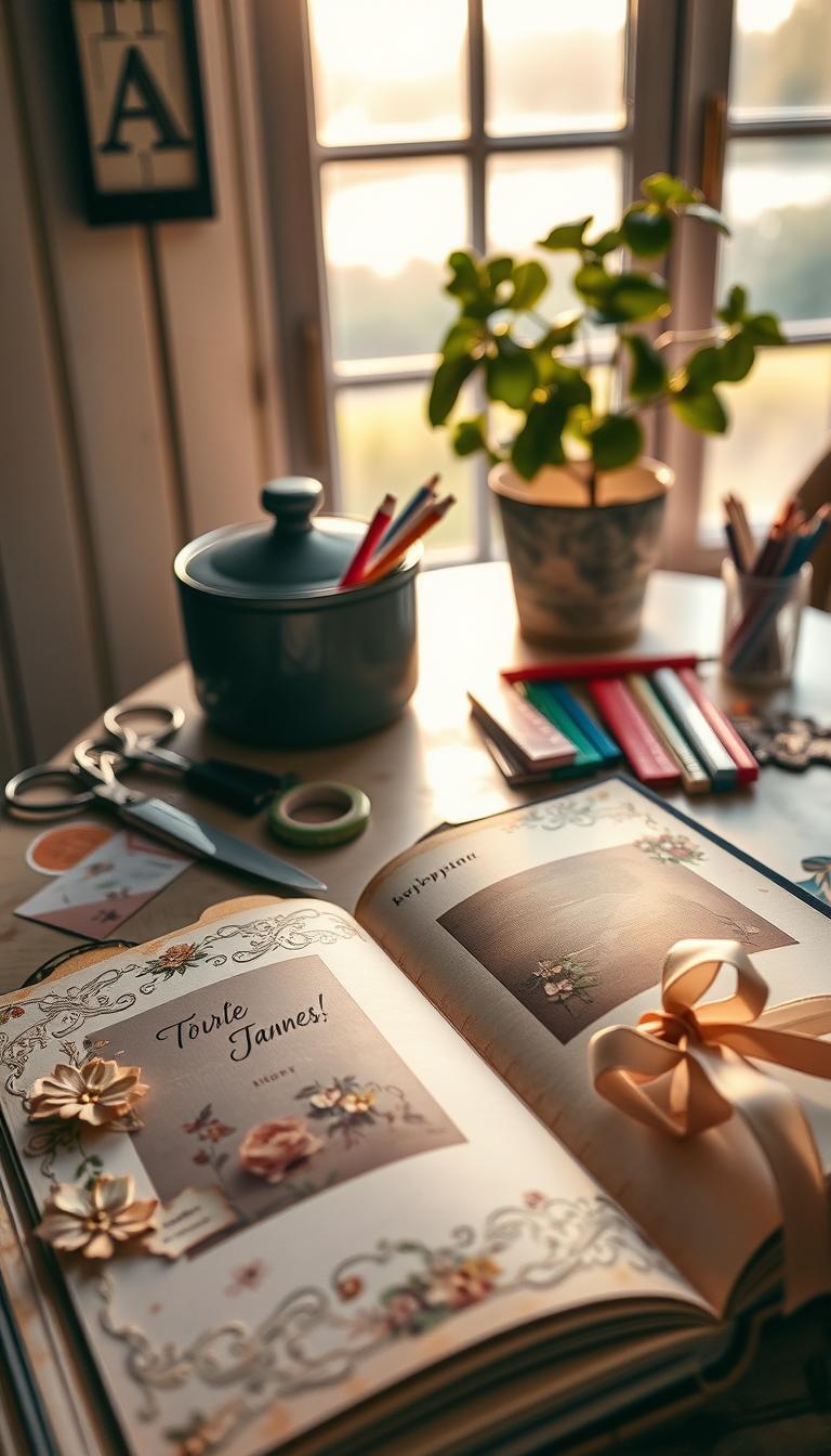 how to make a scrapbook