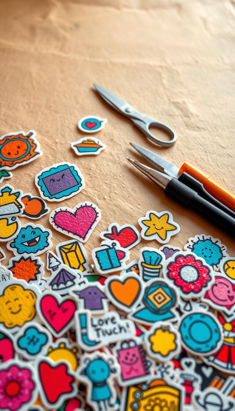 how to make stickers at home
