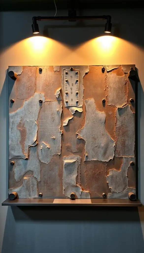 industrial metal wall decor