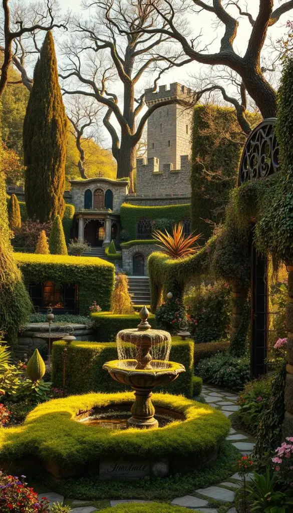 medieval garden art
