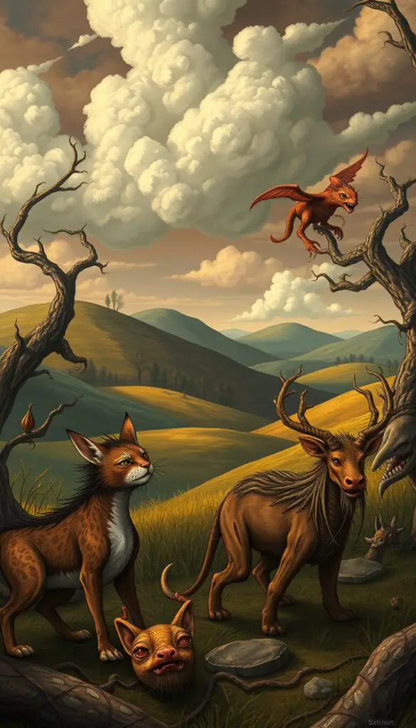 offbeat medieval art