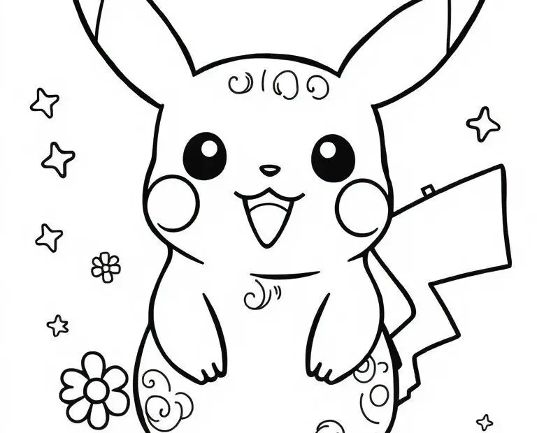 pikachu Coloring Pages