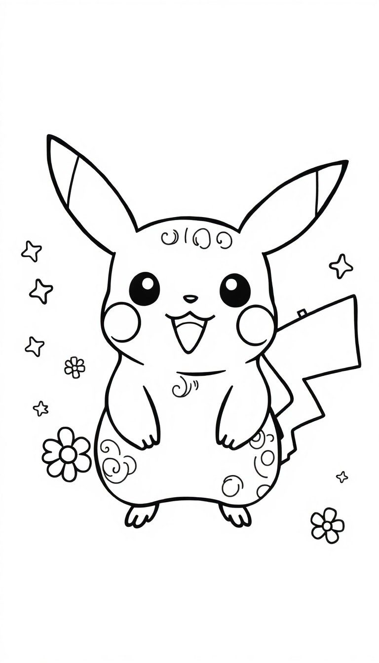 pikachu Coloring Pages
