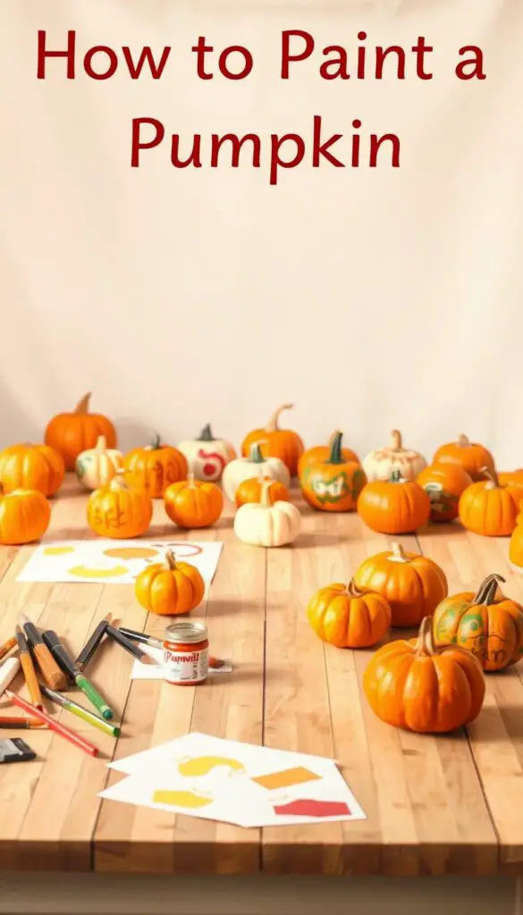 pumpkin painting steps