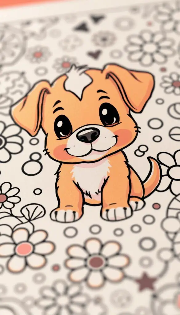 puppy coloring pages