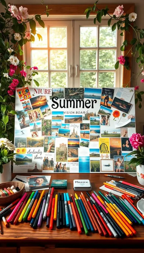 summer vision board