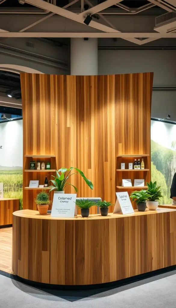 sustainable trade show booth