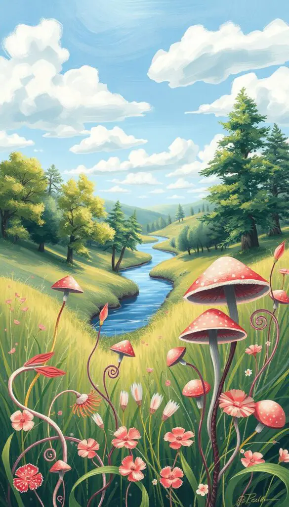 whimsical nature art