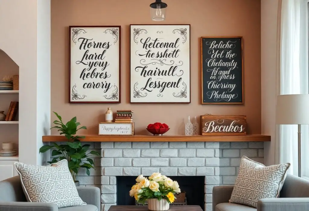 Fun Calligraphy Ideas To Personalize Your Home Decor