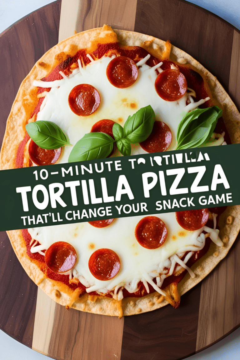 Tortilla Pizza: The 10-Minute Cheat Code to Craving-Level Satisfaction