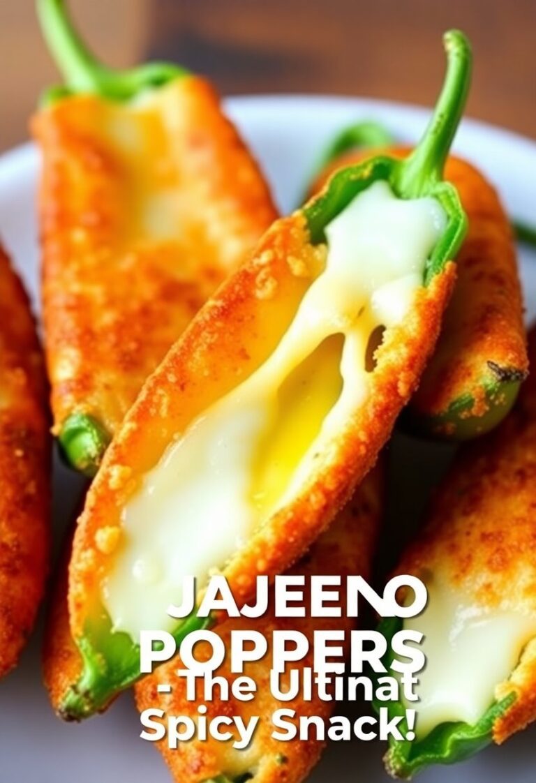 Overhead image of crispy bacon-wrapped and panko-topped jalapeño poppers served on a rustic platter with cheese oozing out.