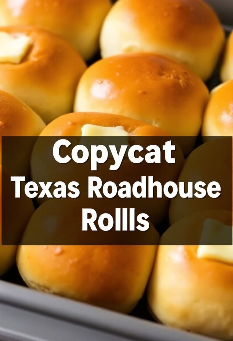 Easy homemade copycat Texas Roadhouse rolls recipe fresh out of the oven.