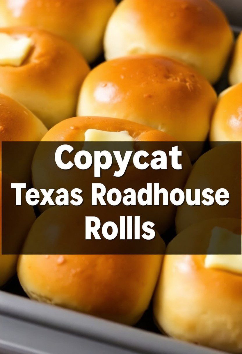 Easy homemade copycat Texas Roadhouse rolls recipe fresh out of the oven.