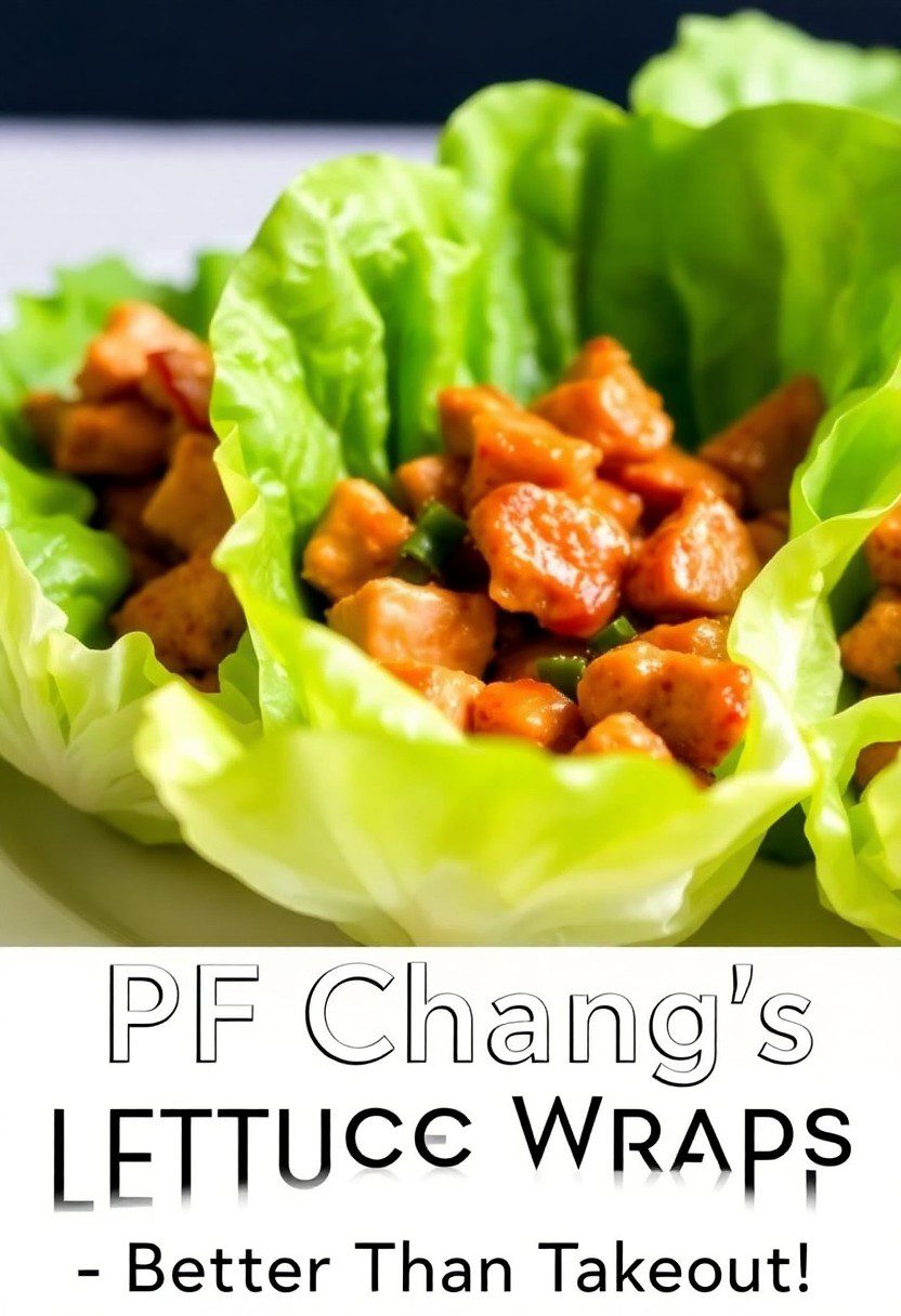 Homemade PF Chang’s Lettuce Wraps served on a platter, perfect for easy, healthy dinners or appetizers.
