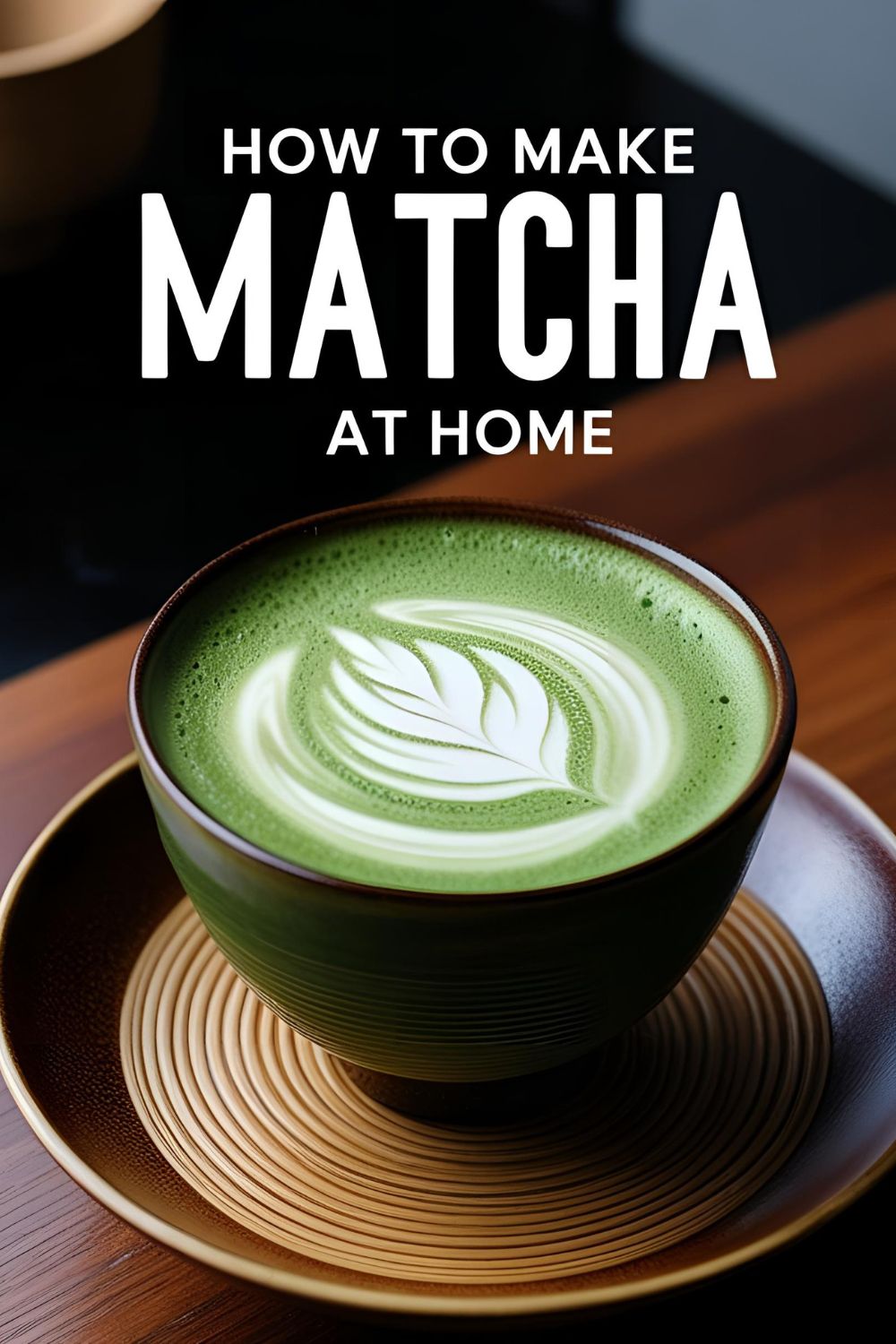 A beautifully prepared matcha latte in a traditional bowl, showcasing the vibrant green color and frothy texture.