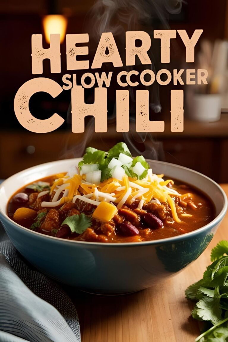 Warm up with this hearty slow cooker chili recipe—packed with flavor, easy to make, and perfect for any occasion. Your comfort food cravings, sorted!