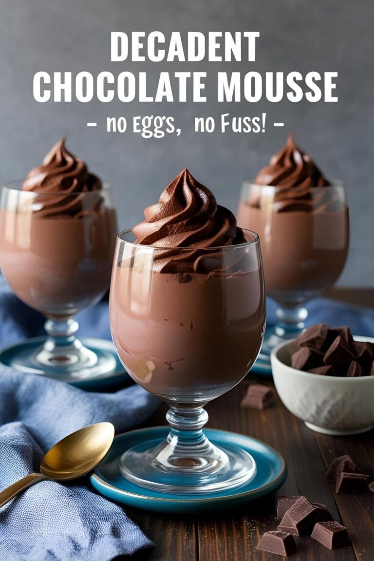 Glass of creamy chocolate mousse topped with whipped cream and chocolate shavings.