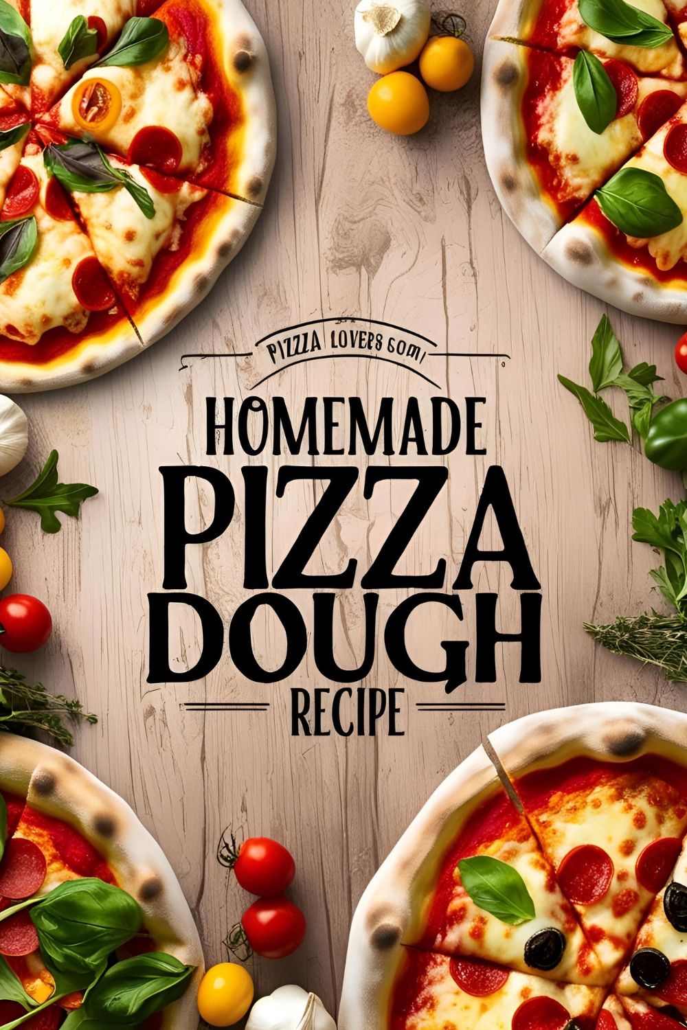 "Homemade pizza dough recipe with crispy crust and chewy texture"