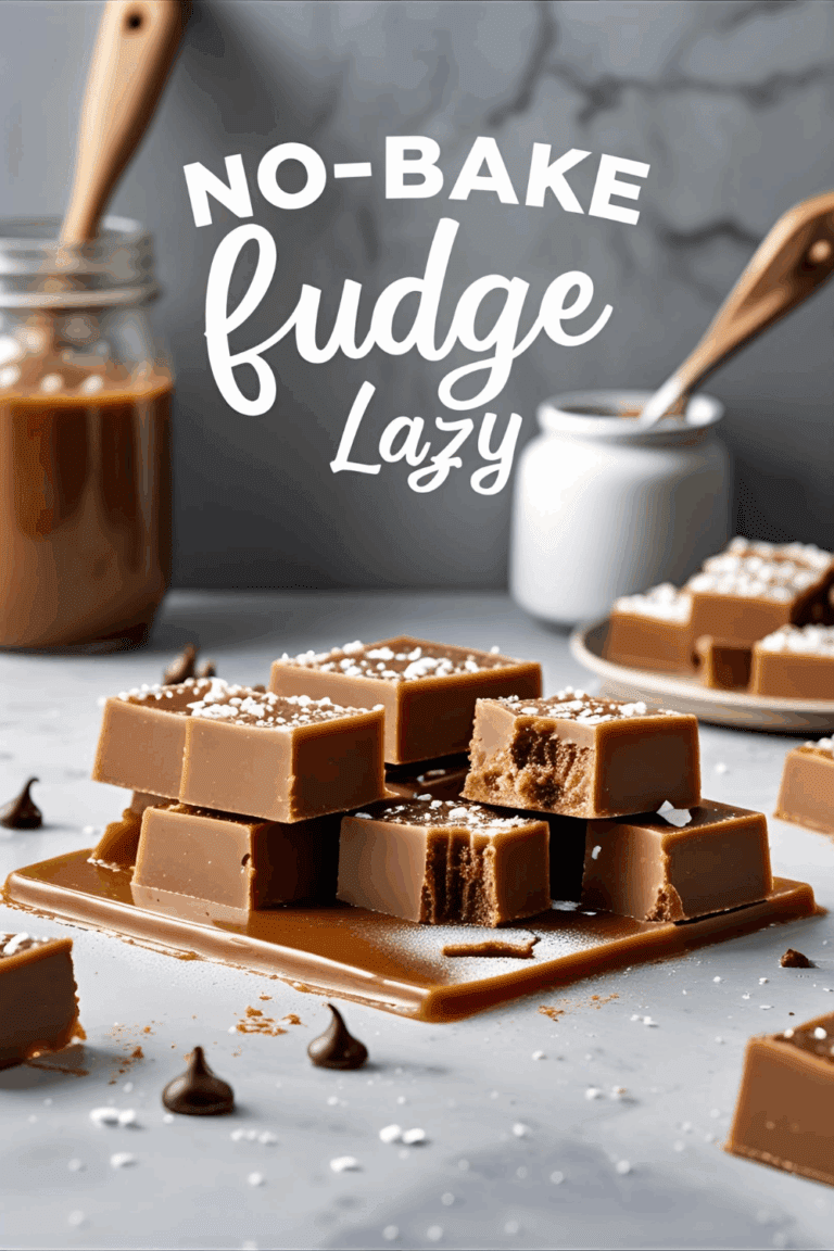 Stacked glossy fudge squares on parchment