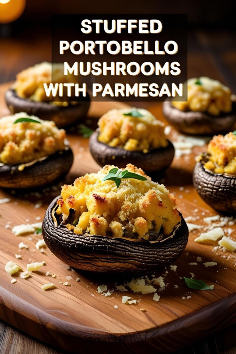 Stuffed Portobello Mushrooms with Parmesan – The Fancy But Lazy Way to Wow