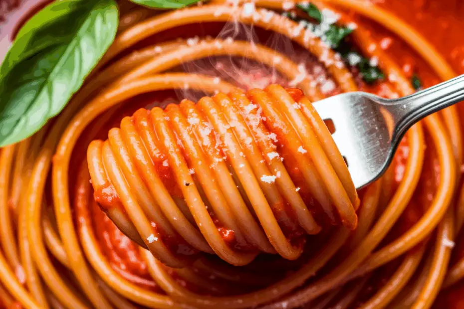 How to Make Red Sauce Pasta