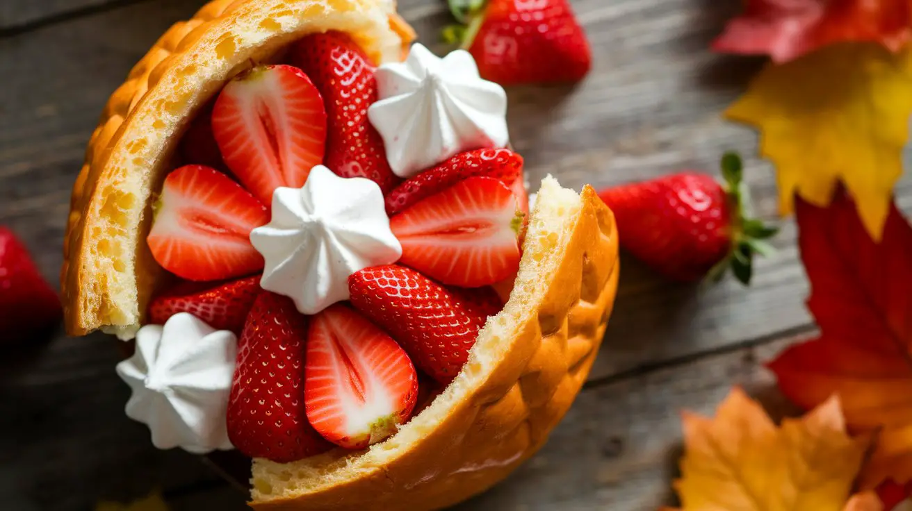 assembled strawberry shortcake