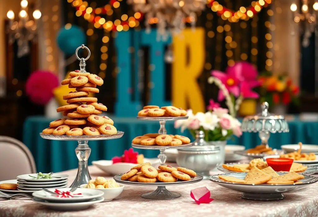 how to display cookies at a party