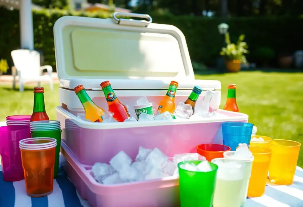 how to keep drinks cold at a party