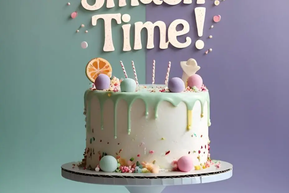 1st Birthday Smash Cake Pastel