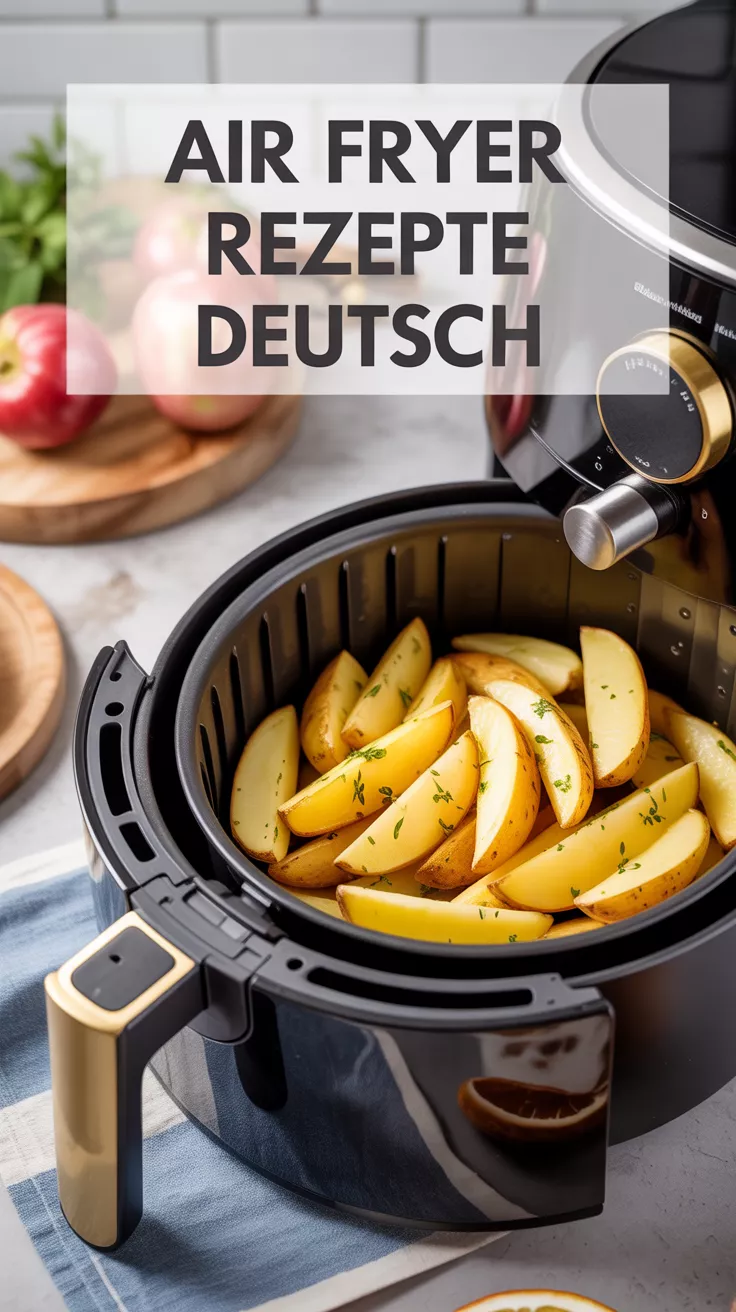 Knusprige Air Fryer Pommes perfekt goldbraun