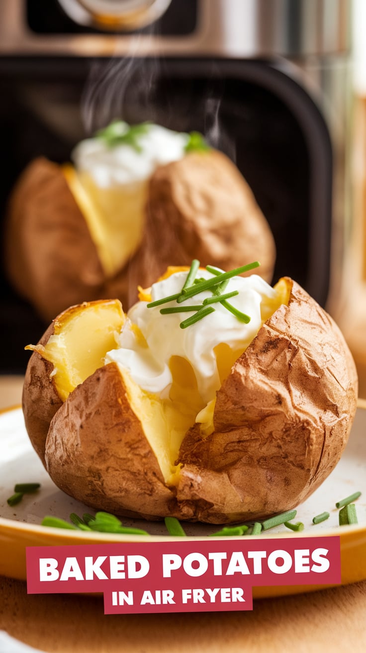 BAKED POTATOES IN AIR FRYER