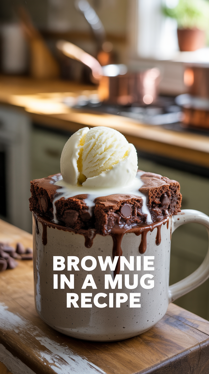 BROWNIE IN A MUG RECIPE