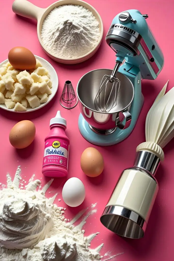 Pink Barbie Birthday Cake tutorial steps