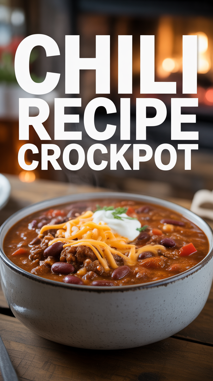 CHILI RECIPE CROCKPOT