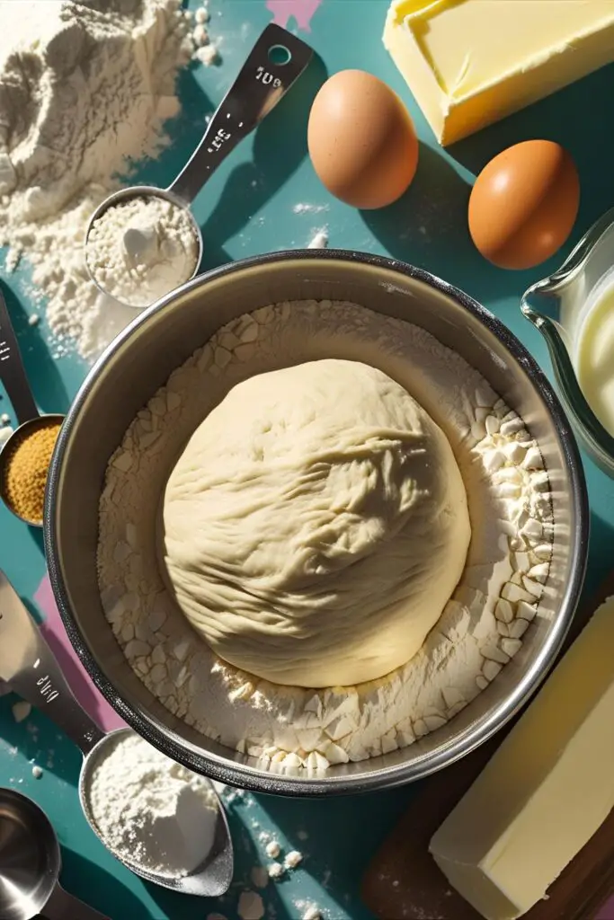 Golden sandwich bread loaf with airy sieve-cut crumb
