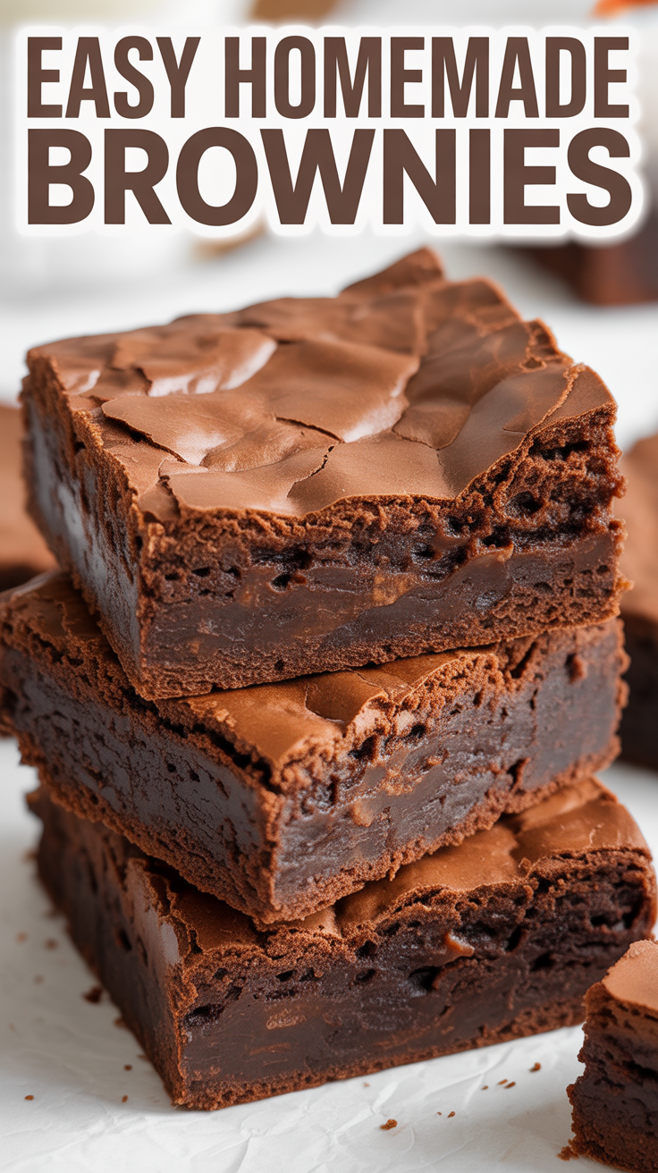 EASY HOMEMADE BROWNIES