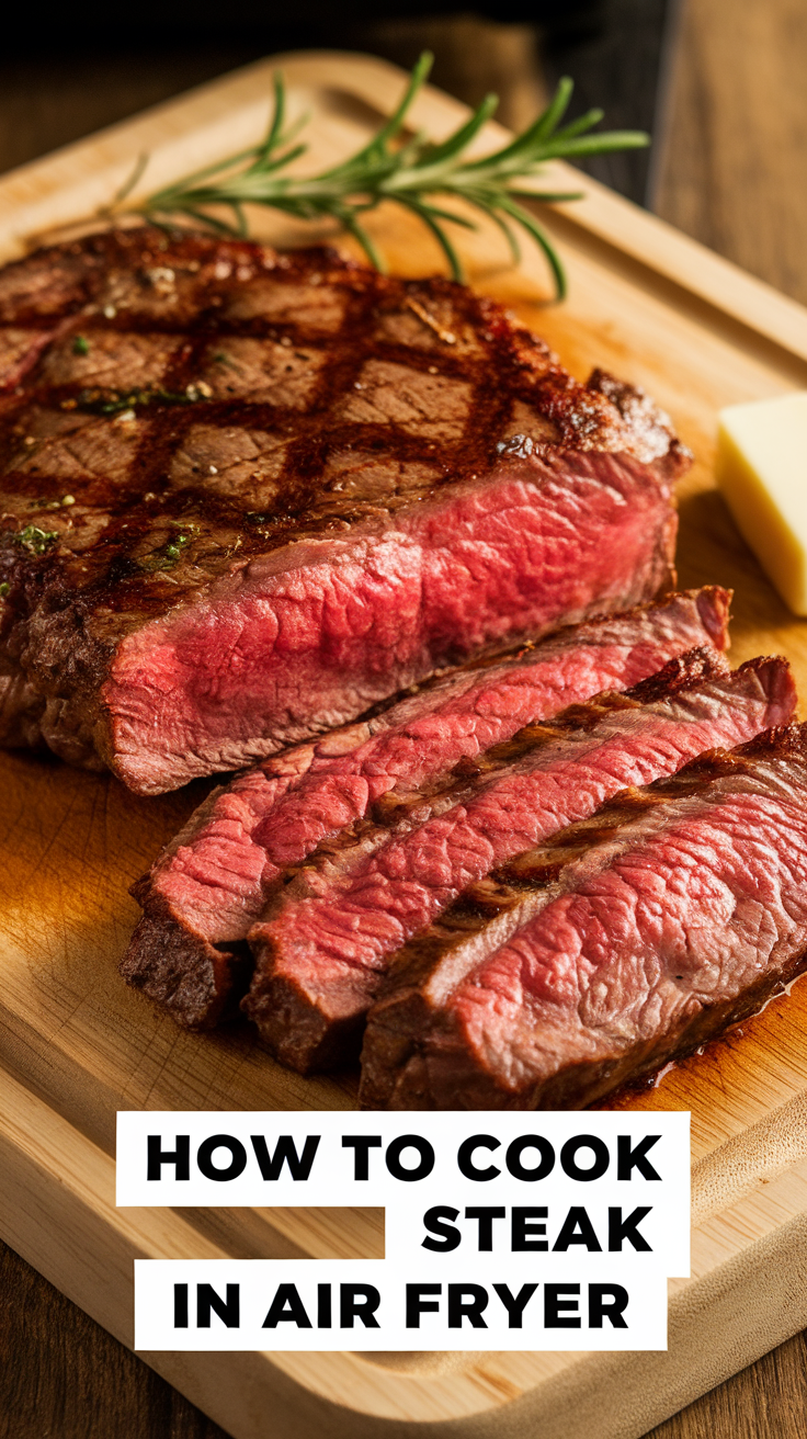 HOW TO COOK STEAK IN AIR FRYER