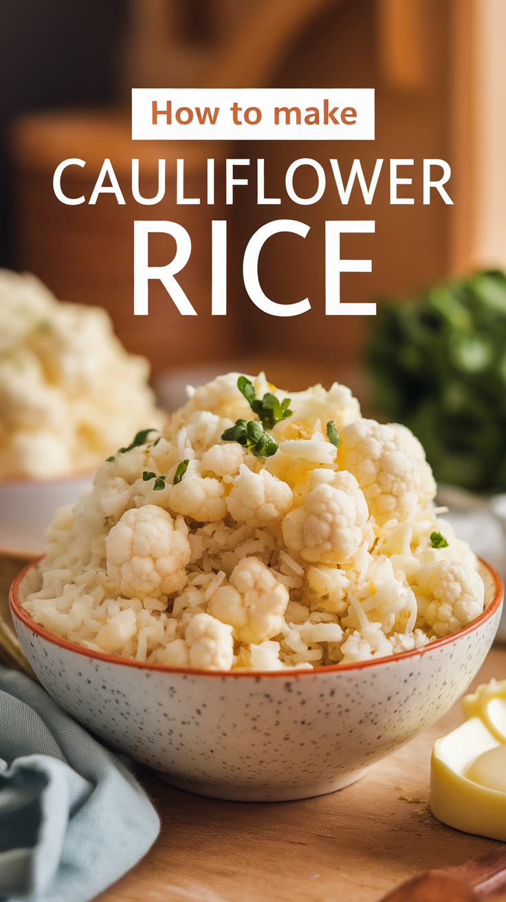 HOW TO MAKE CAULIFLOWER RICE