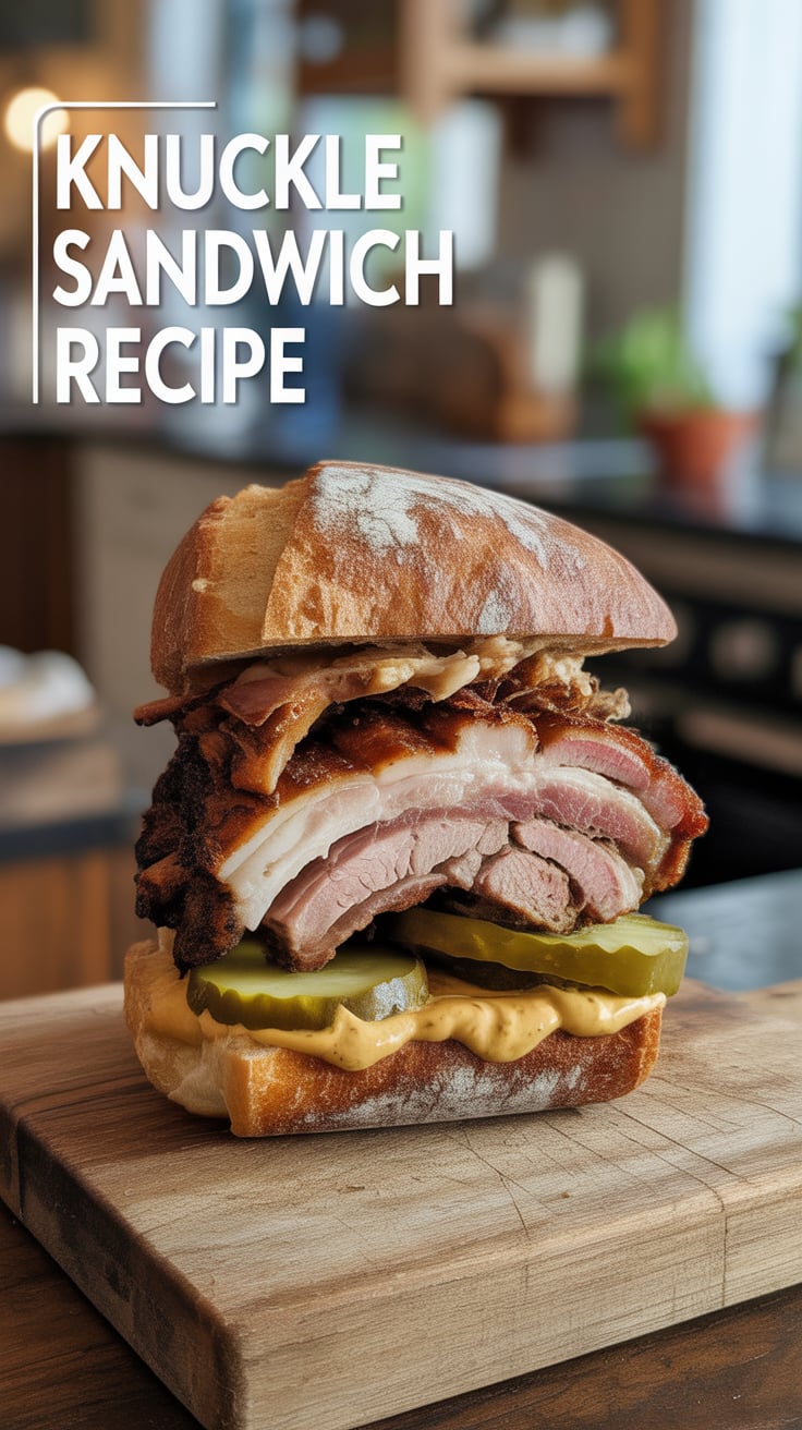 KNUCKLE SANDWICH RECIPE