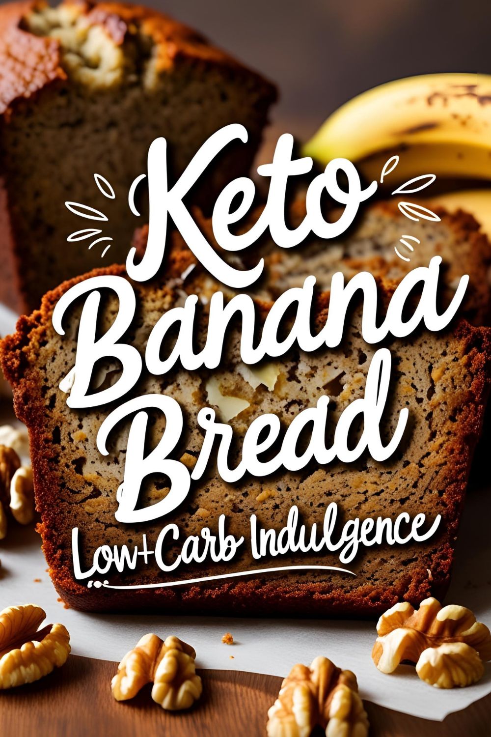 Slice of keto banana bread on cooling rack.