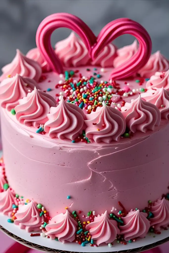  Cute Pink Heart Cake Decorating Guide