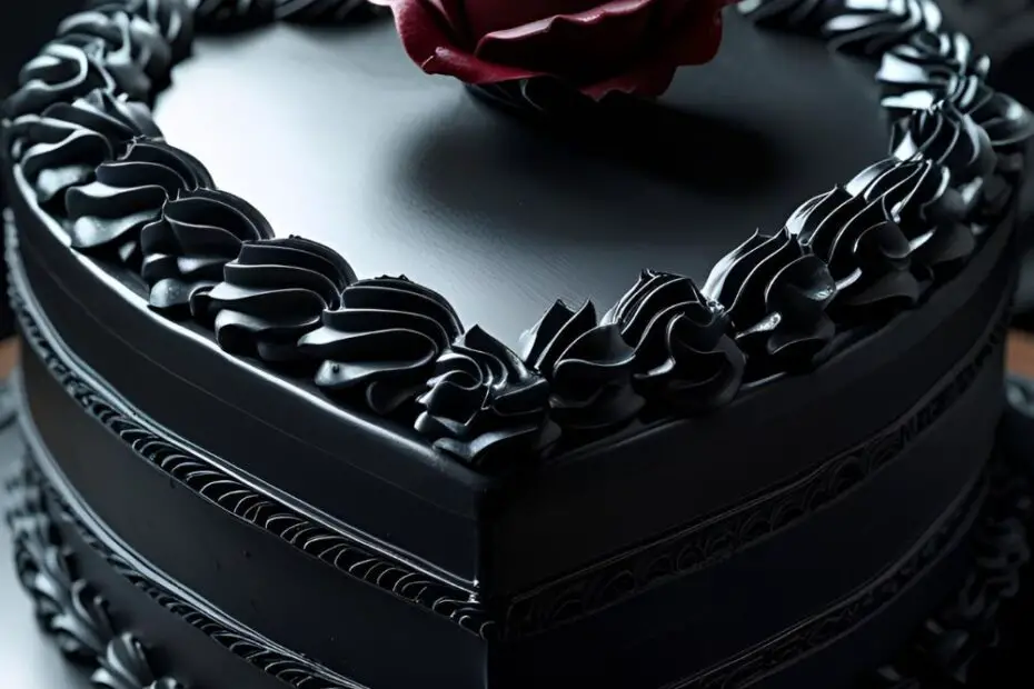 Stunning Black Heart Cake: Easy Vintage Piping Tutorial & Recipe! 🖤