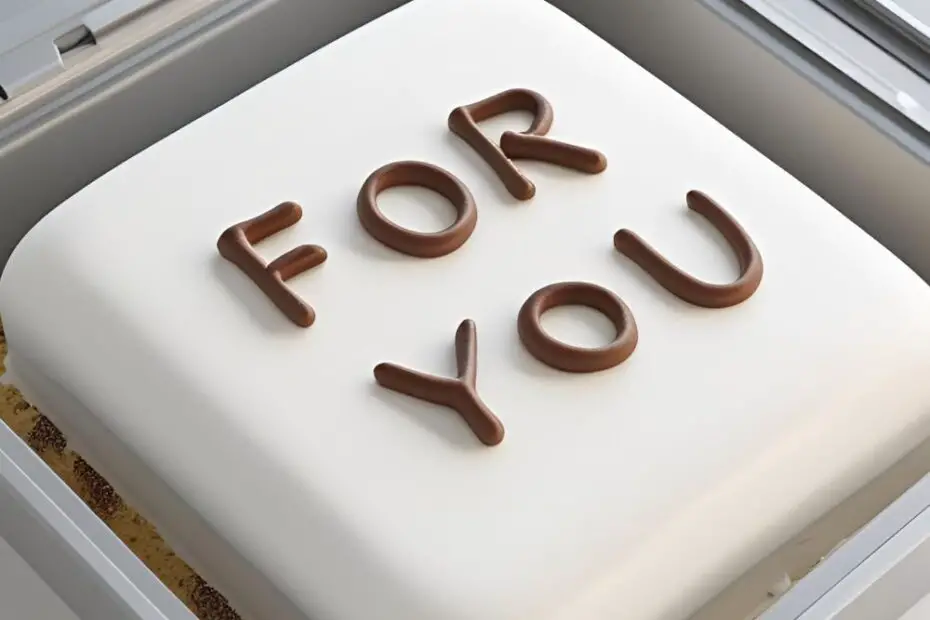 A cute minimalist bento cake in a box, with the text overlay "Easy Bento Cake Ideas You'll Love".