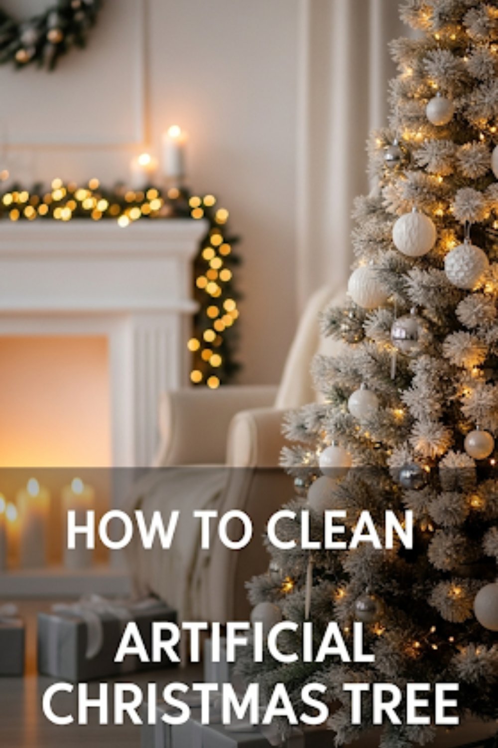 HOW TO CLEAN ARTIFICIAL CHRISTMAS TREE
