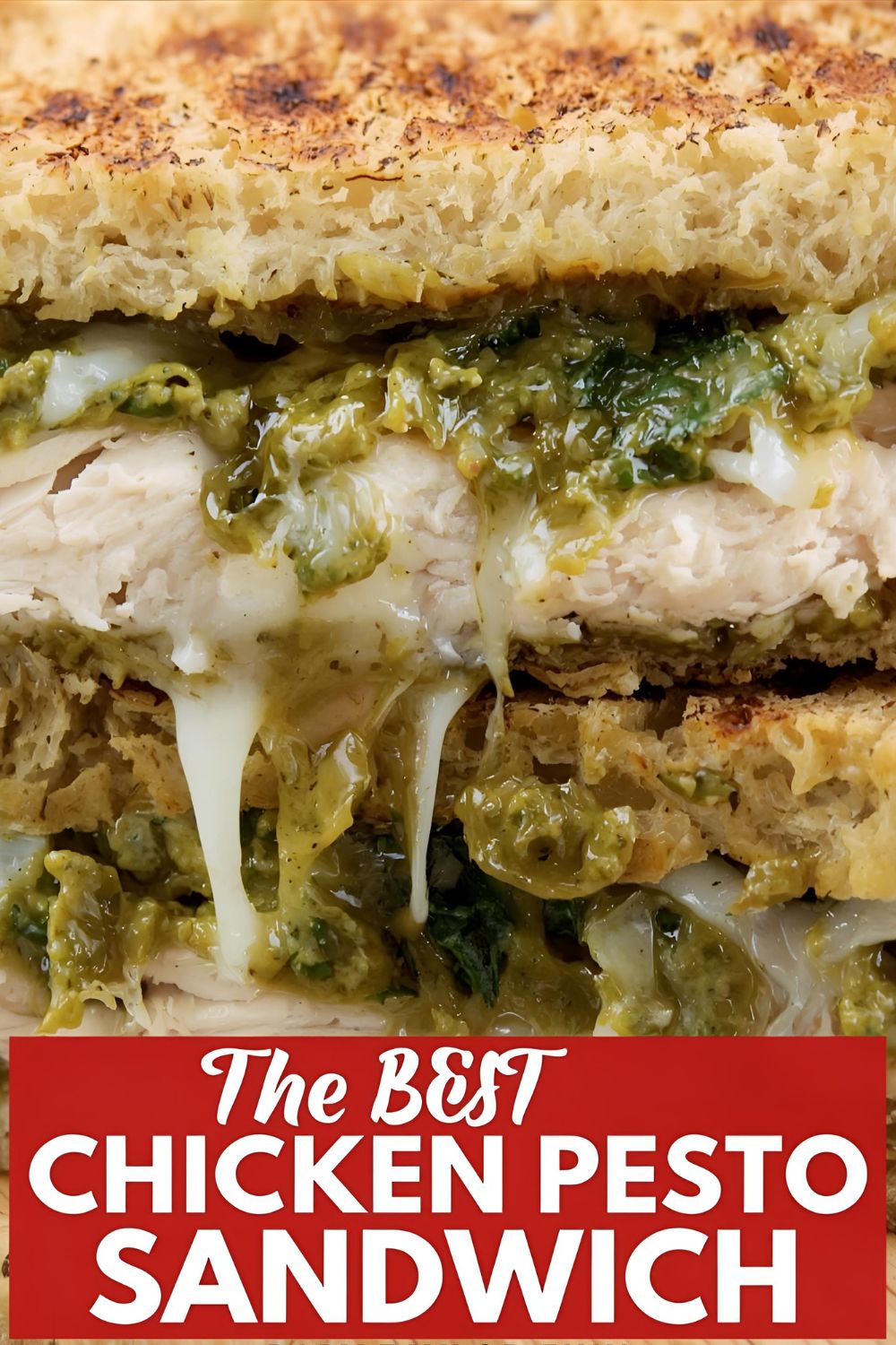 A delicious and easy recipe for making the ultimate chicken pesto sandwich at home.