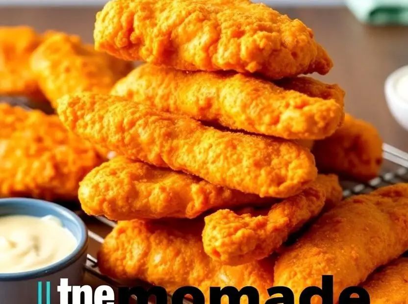 The best recipe for crispy and juicy homemade chicken tenders, perfect for a family dinner.