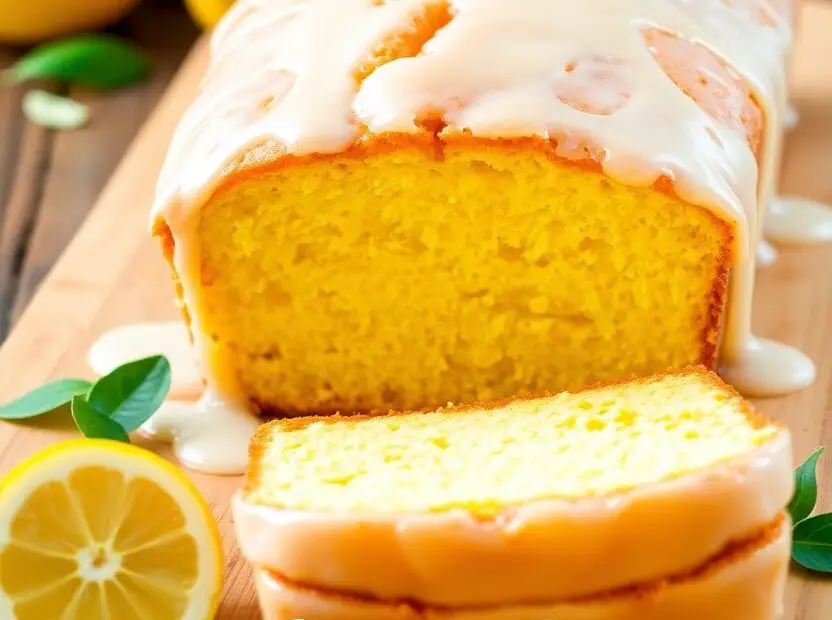 A guide on how to make the best, easy, and moist lemon drizzle cake with a crunchy glaze