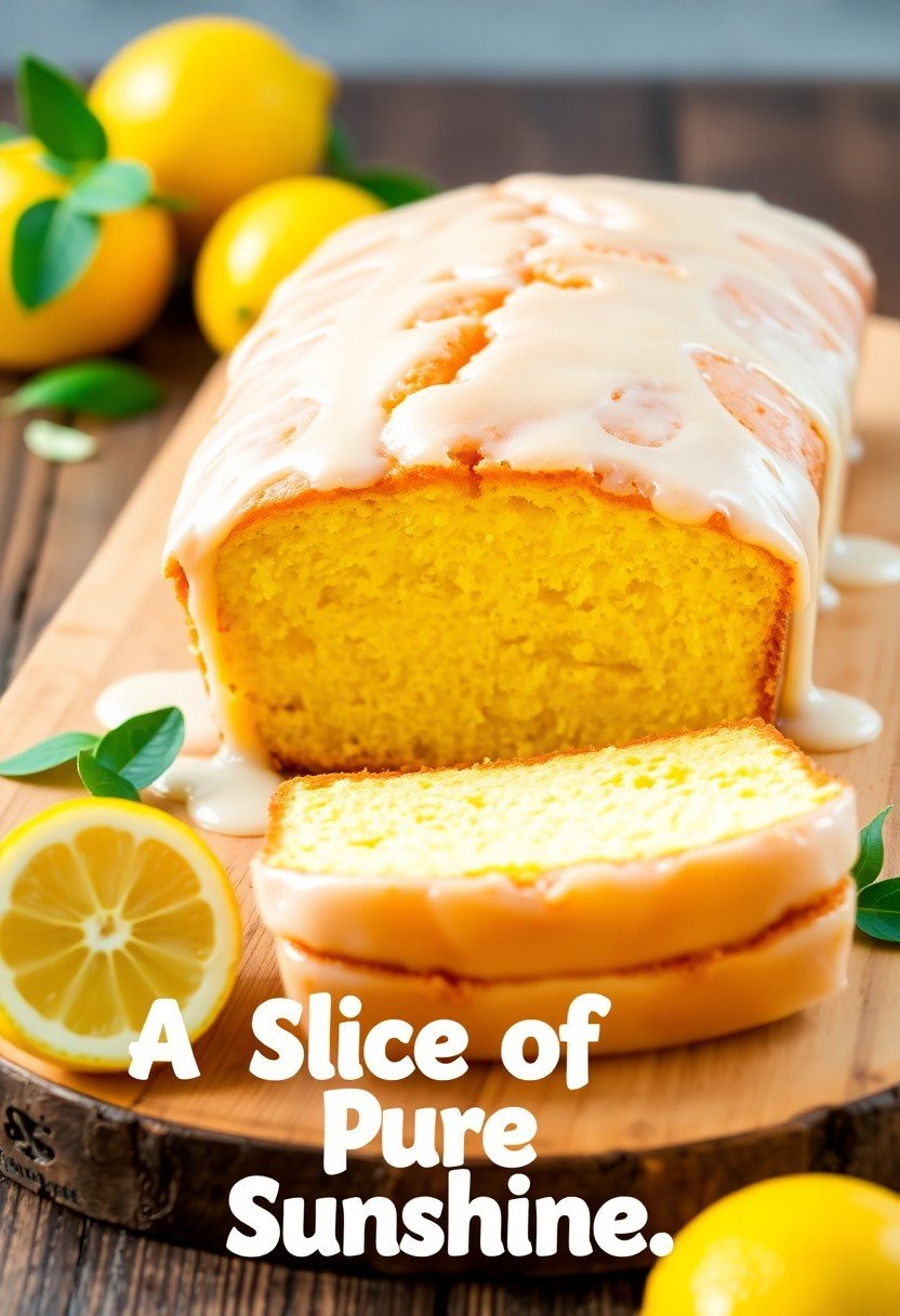 A guide on how to make the best, easy, and moist lemon drizzle cake with a crunchy glaze