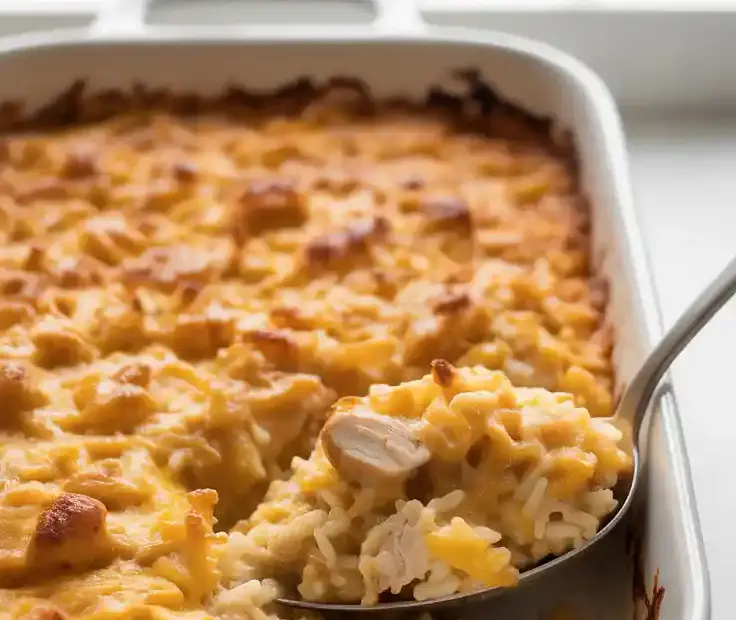 Easy chicken and rice casserole recipe