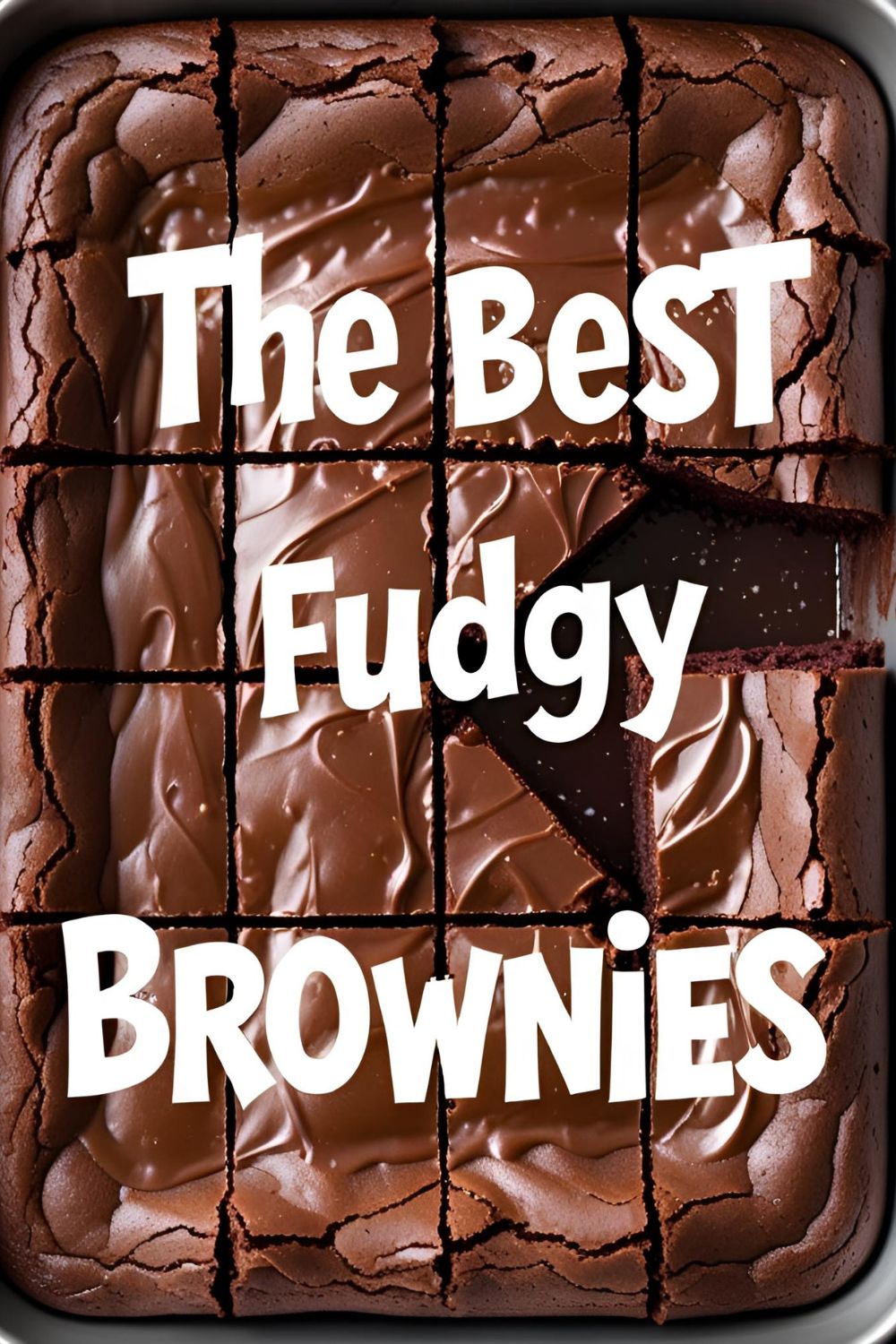 A pan of delicious, homemade fudgy brownies with a perfect crackly top, showcasing an easy recipe for 'como fazer brownie'.